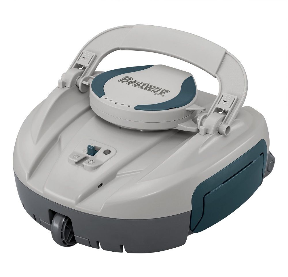 Bestway Aquatronix G150 רובוט ניקוי בריכה אלחוטי נטען 58960 | bestpool רובוט ניקוי בריכה אלחוטי נטען Bestway Aquatronix G150 בצבע אפור עם ידית נשיאה | bestpool